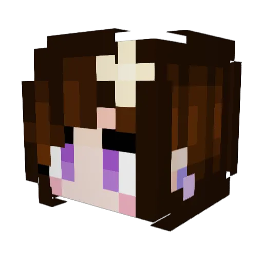 mash9856 Minecraft avatar head, 3D render