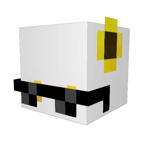 masha474 Minecraft avatar head, 3D render