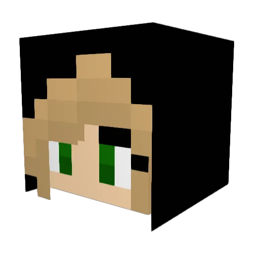 mashanya13 Minecraft avatar head, 3D render