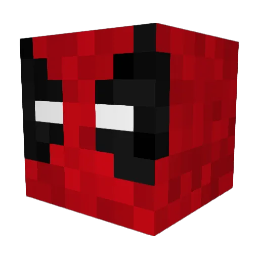 mashde Minecraft avatar head, 3D render