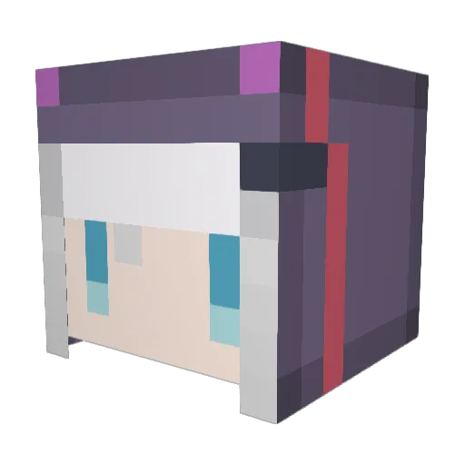 mashiro907 Minecraft avatar head, 3D render