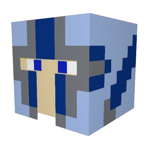 mashurst Minecraft avatar head, 3D render