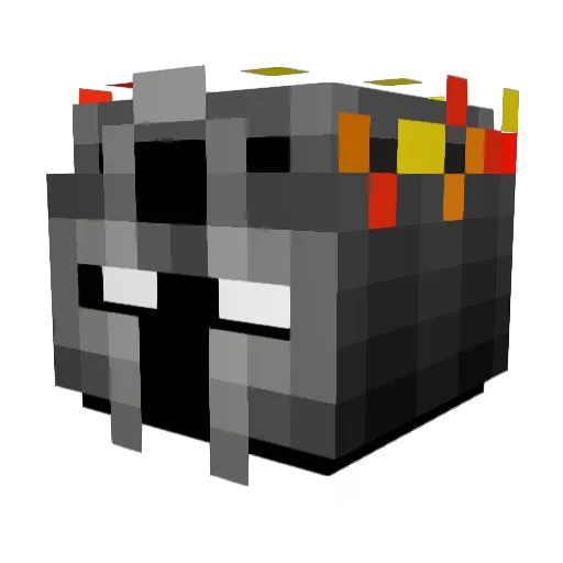 mashux Minecraft avatar head, 3D render