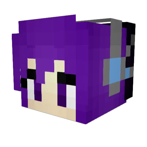 masi16 Minecraft avatar head, 3D render