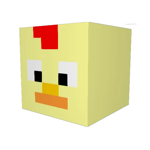 masi504 Minecraft avatar head, 3D render