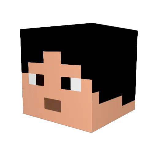 masi6247 Minecraft avatar head, 3D render
