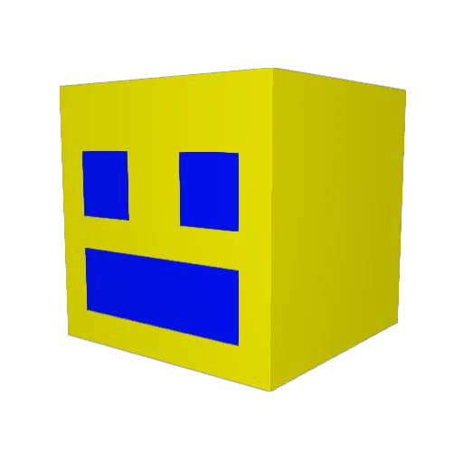 masihmah Minecraft avatar head, 3D render