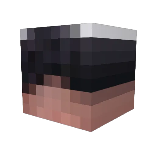 masjoko Minecraft avatar head, 3D render