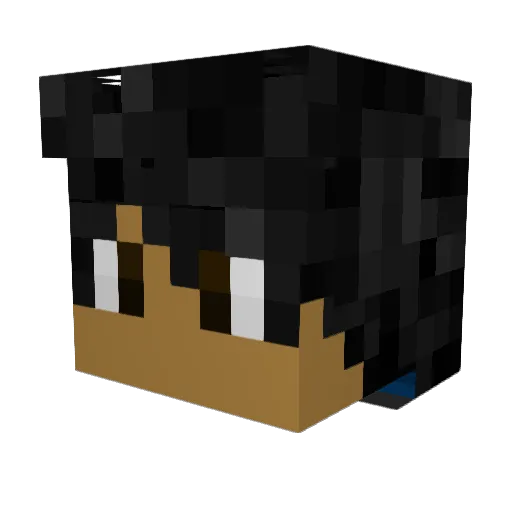 maskar22 Minecraft avatar head, 3D render