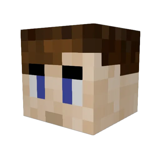 masku11221 Minecraft avatar head, 3D render