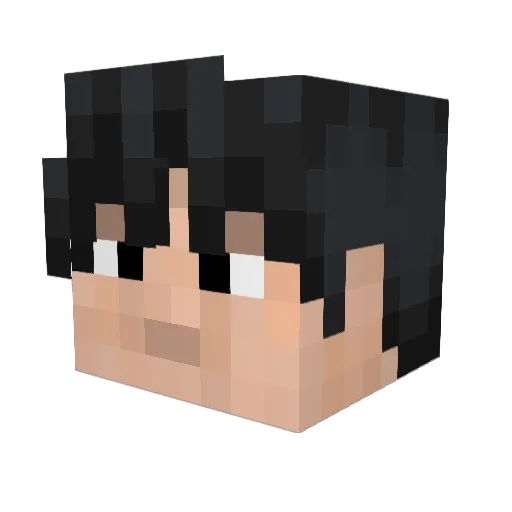 masoabi Minecraft avatar head, 3D render