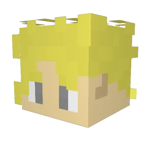 mason20133 Minecraft avatar head, 3D render