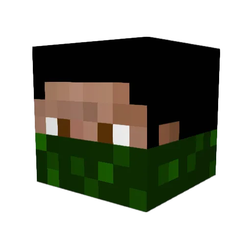 masonforsyth Minecraft avatar head, 3D render