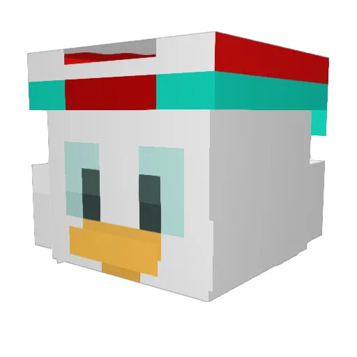 masonnplayzz Minecraft avatar head, 3D render