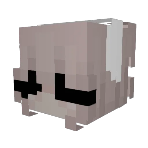 masqueradeball Minecraft avatar head, 3D render