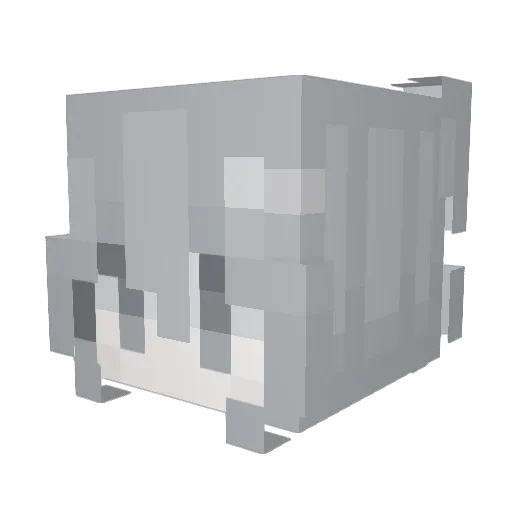 masrusdilohya Minecraft avatar head, 3D render