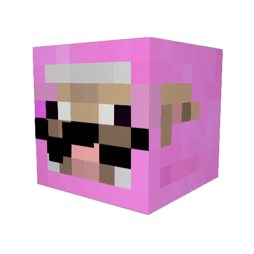 mass2254 Minecraft avatar head, 3D render
