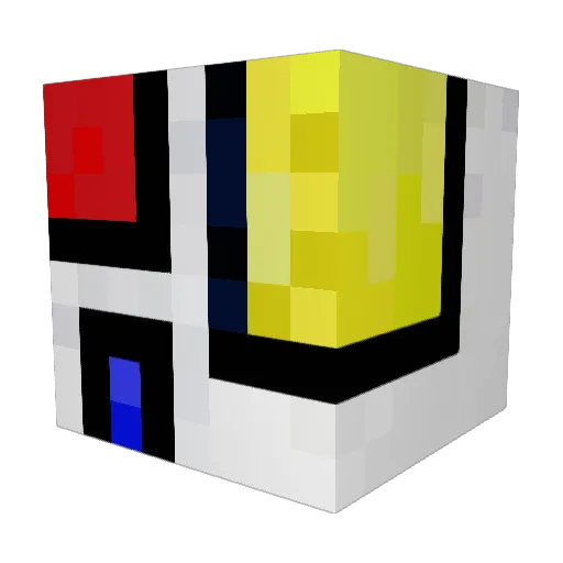massbt3000 Minecraft avatar head, 3D render