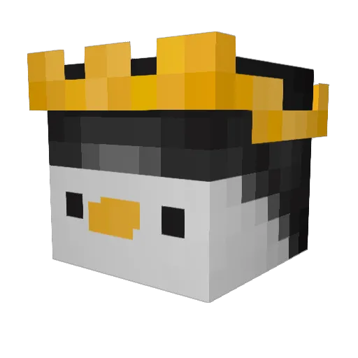 massiki Minecraft avatar head, 3D render