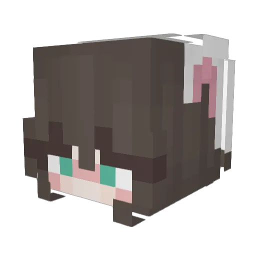 massivez Minecraft avatar head, 3D render