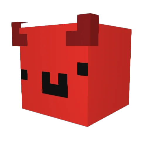 massonss Minecraft avatar head, 3D render
