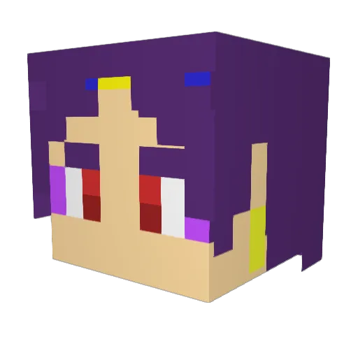 massu_1231 Minecraft avatar head, 3D render