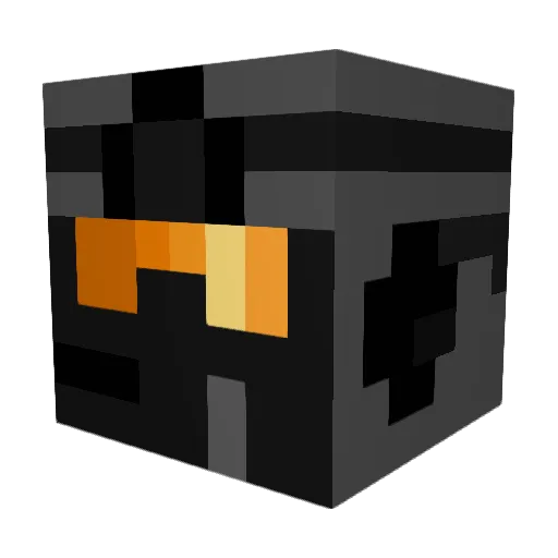 master1master Minecraft avatar head, 3D render