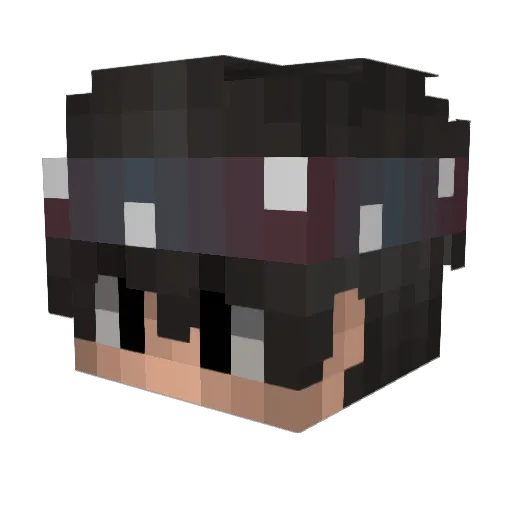 master2209 Minecraft avatar head, 3D render