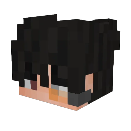 master322 Minecraft avatar head, 3D render