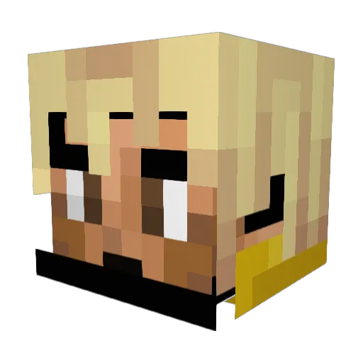 master3740 Minecraft avatar head, 3D render