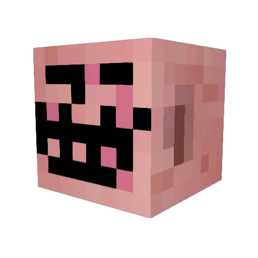 master980504 Minecraft avatar head, 3D render