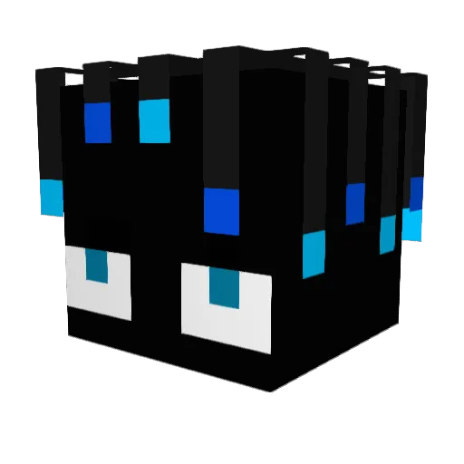 masterEvoltion Minecraft avatar head, 3D render