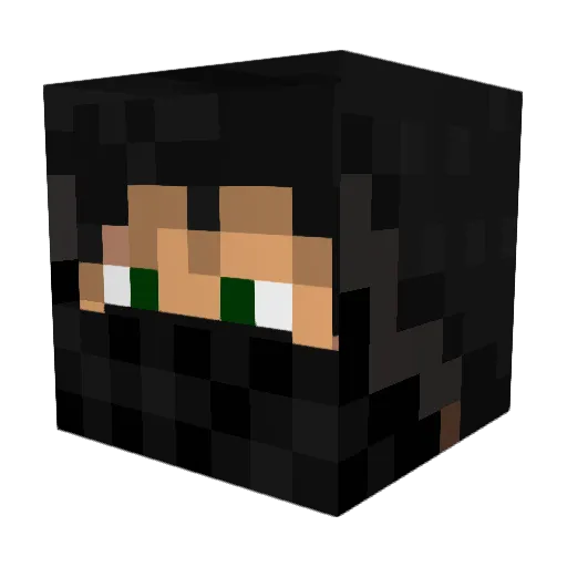 masterH_mc Minecraft avatar head, 3D render
