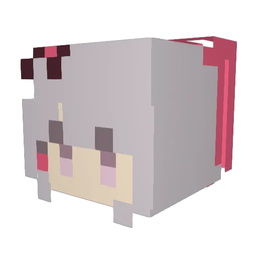 master_wd Minecraft avatar head, 3D render