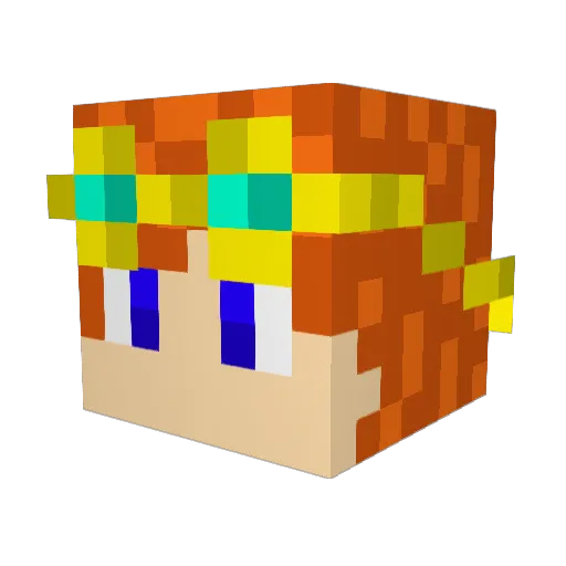 masteraj5 Minecraft avatar head, 3D render