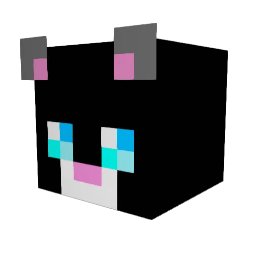 masterbobba Minecraft avatar head, 3D render