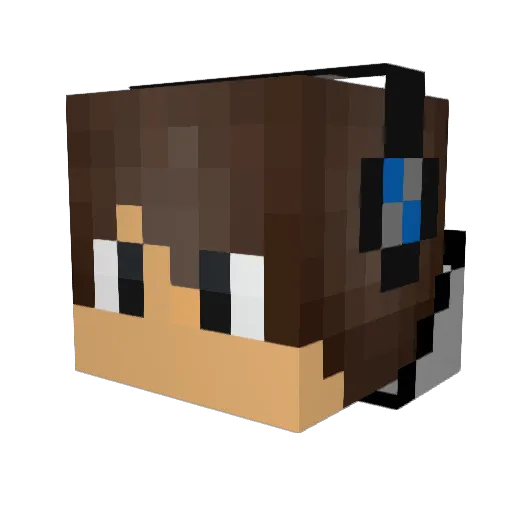 masterboy37 Minecraft avatar head, 3D render