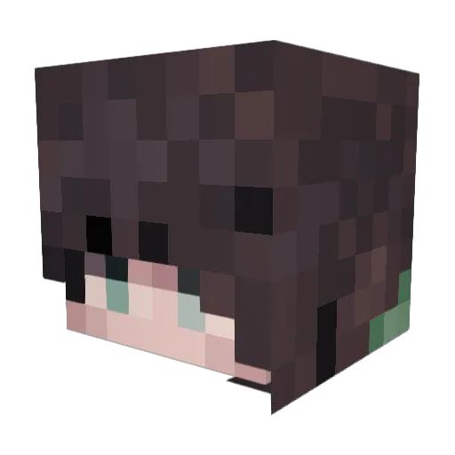 masterbuilderl Minecraft avatar head, 3D render
