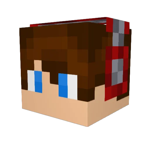 masterchief464 Minecraft avatar head, 3D render