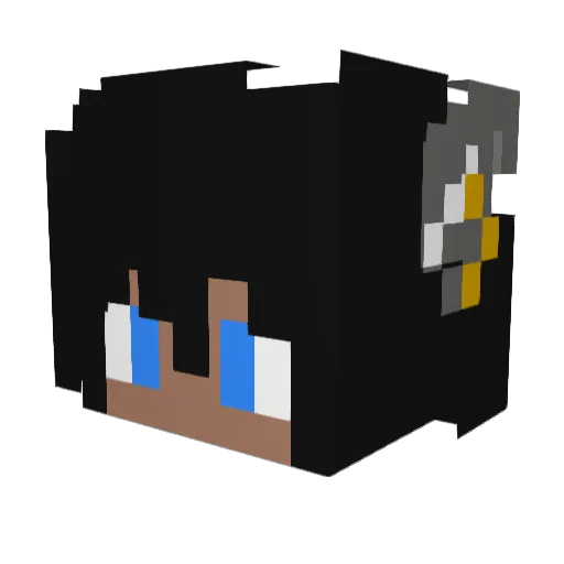 masterchief6647 Minecraft avatar head, 3D render