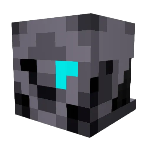mastercraft_10 Minecraft avatar head, 3D render