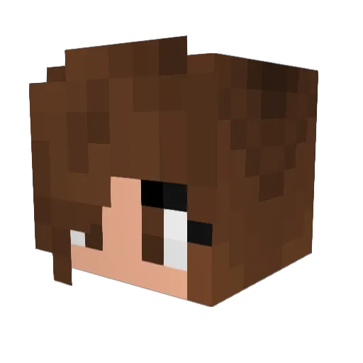 masterdec Minecraft avatar head, 3D render