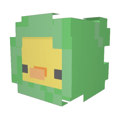 mastereli99 Minecraft avatar head, 3D render