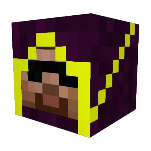 mastergerock Minecraft avatar head, 3D render