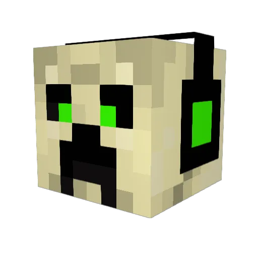 mastergusgus Minecraft avatar head, 3D render