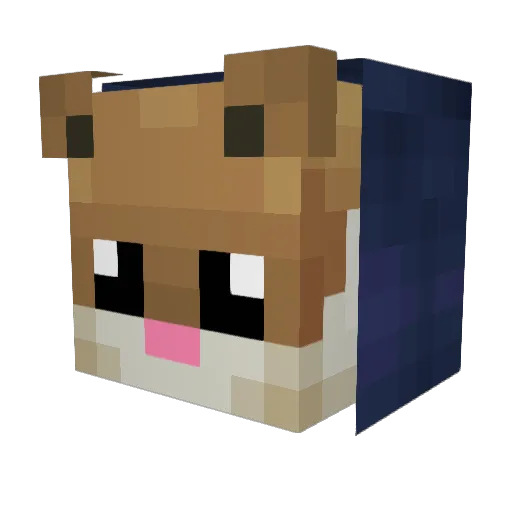 masterhammster Minecraft avatar head, 3D render
