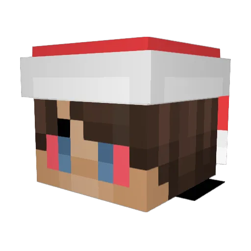 masterjiraiya420 Minecraft avatar head, 3D render