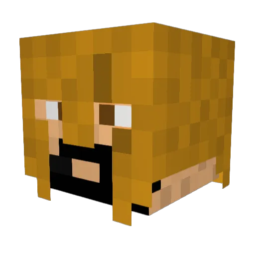 masterkeif1 Minecraft avatar head, 3D render