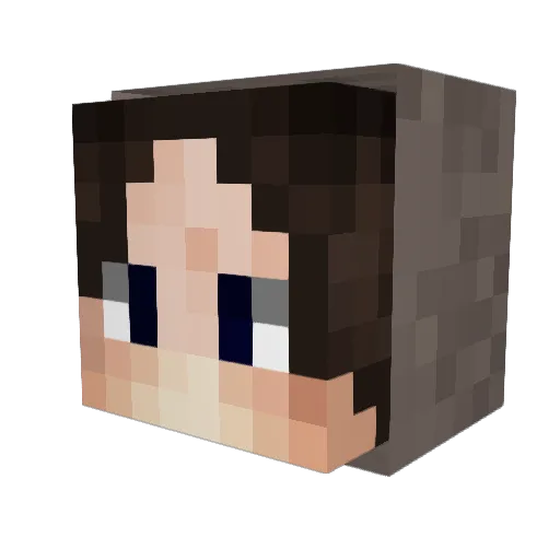mastermaik707 Minecraft avatar head, 3D render