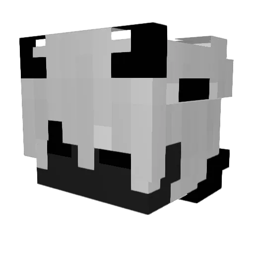 mastermaus Minecraft avatar head, 3D render